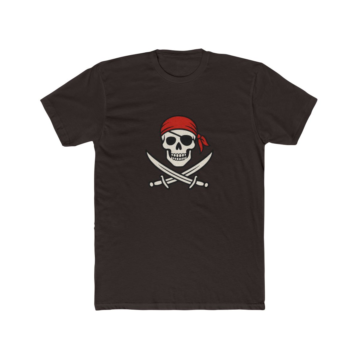 Jolly Roger Pirate Flag Skull Crossbones T-Shirt - alternate angle 4, merchandise