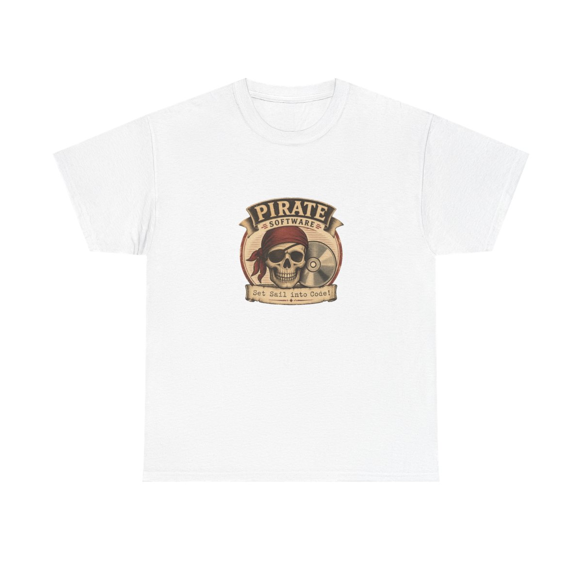 Pirate Software "Set Sail into Code!" Unisex Tee - Official T-Shirts merchandise