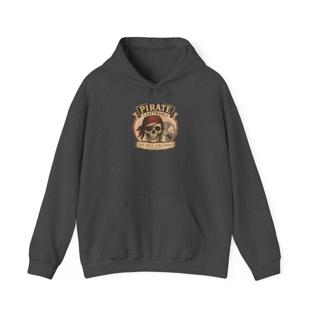 Pirate Software "Set Sail into Code!" Hoodie - alternate angle 5, merchandise
