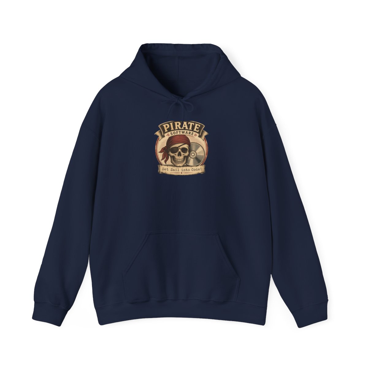 Pirate Software "Set Sail into Code!" Hoodie - Official Hoodies merchandise