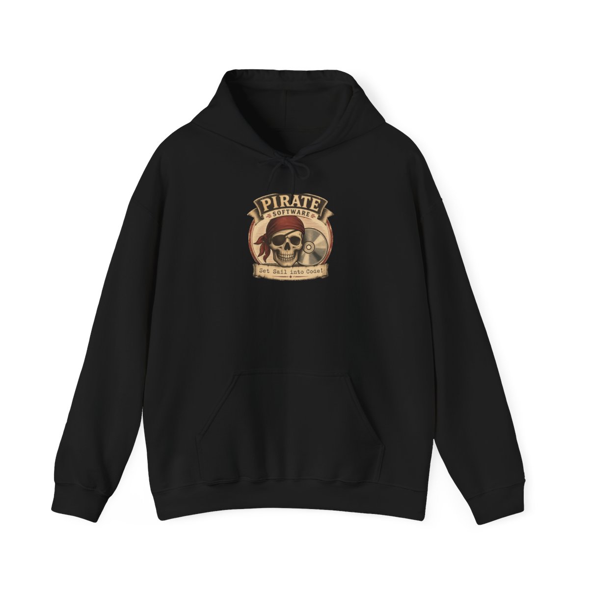 Pirate Software "Set Sail into Code!" Hoodie — official PirateSoftware Hoodies