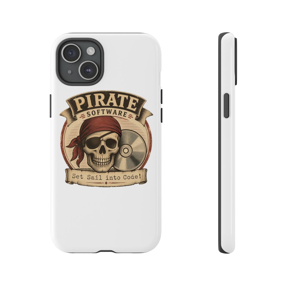 Pirate Software "Set Sail into Code!" Phone Case