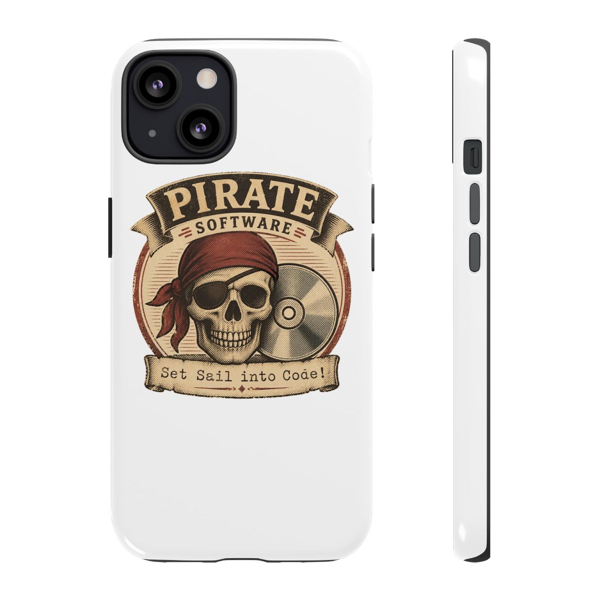 Pirate Software "Set Sail into Code!" Phone Case